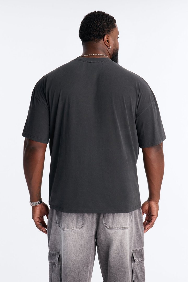 Not Your Ex Vintage Boxy Short Sleeve Tee - Black