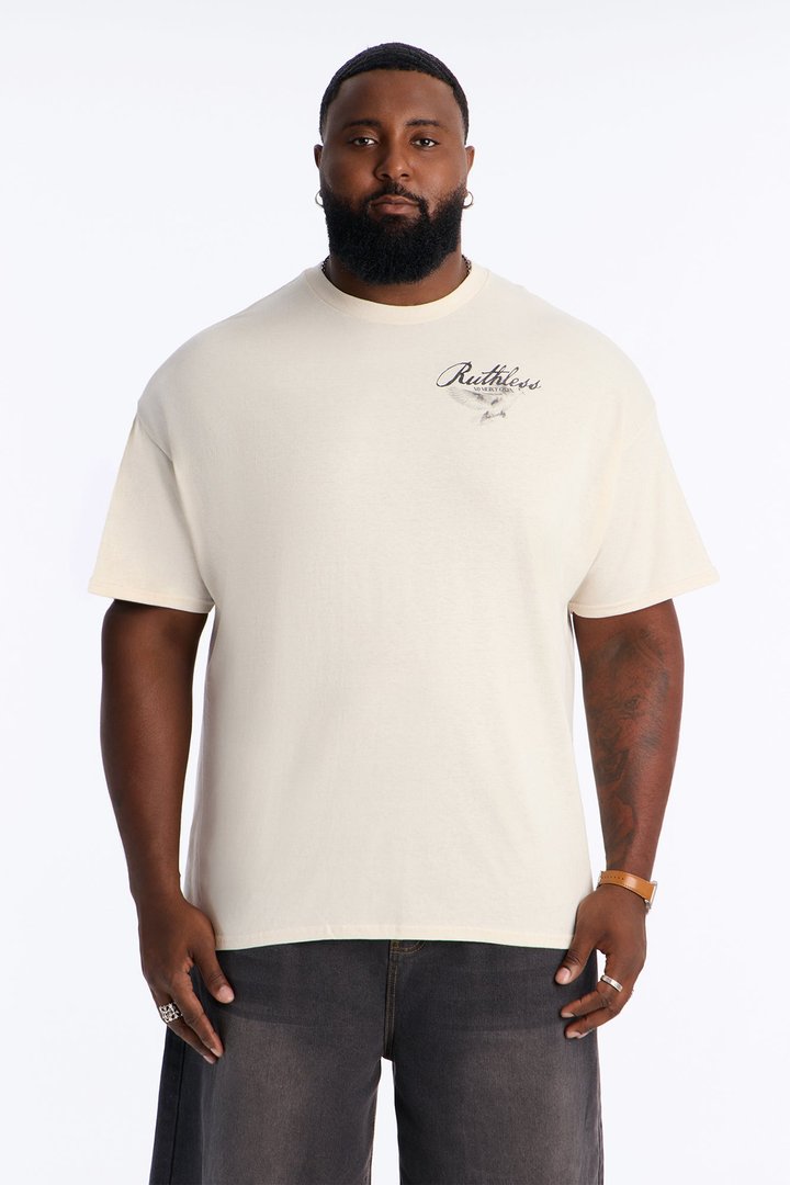 Ruthless No Mercy Given Short Sleeve Tee - Natural