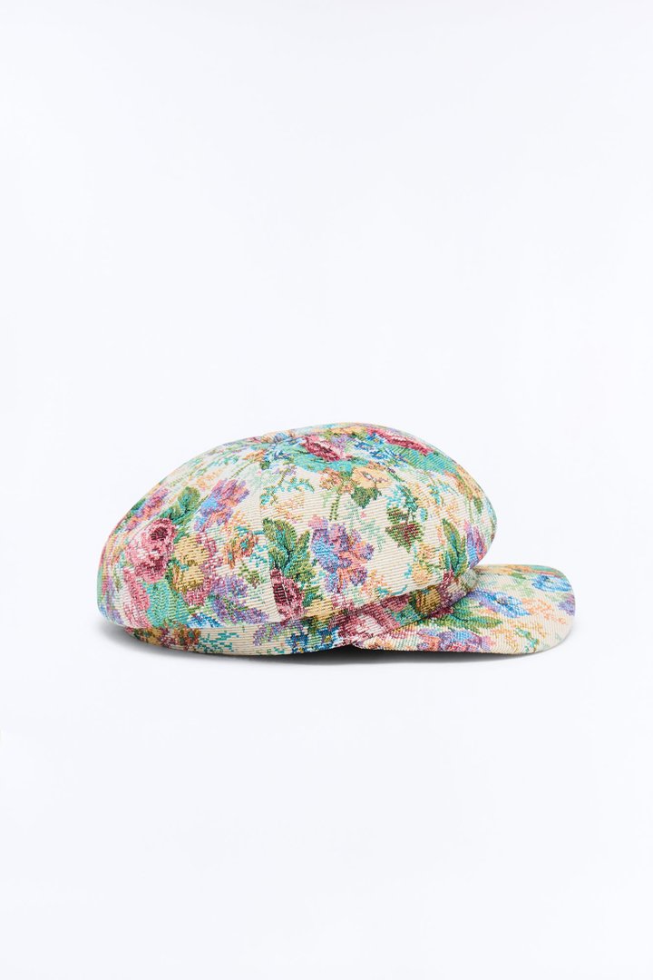 Daisy Lane Cabbie Hat - Ivory/combo