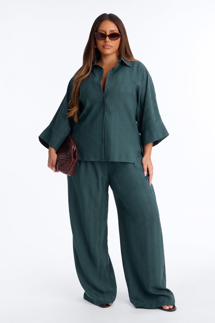 Kayla Pant Set - Hunter