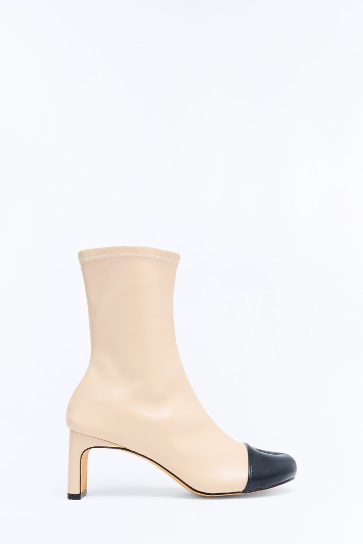 More Kicks Tabi Booties - Beige