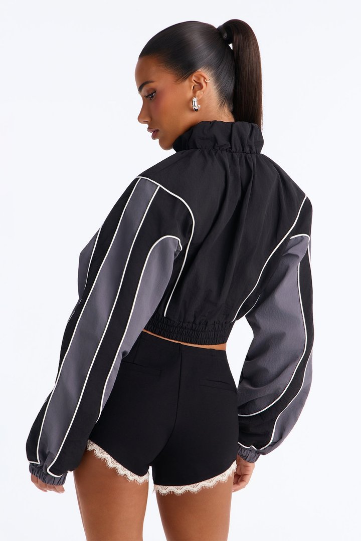 New Era Colorblock Windbreaker Jacket - Black/combo