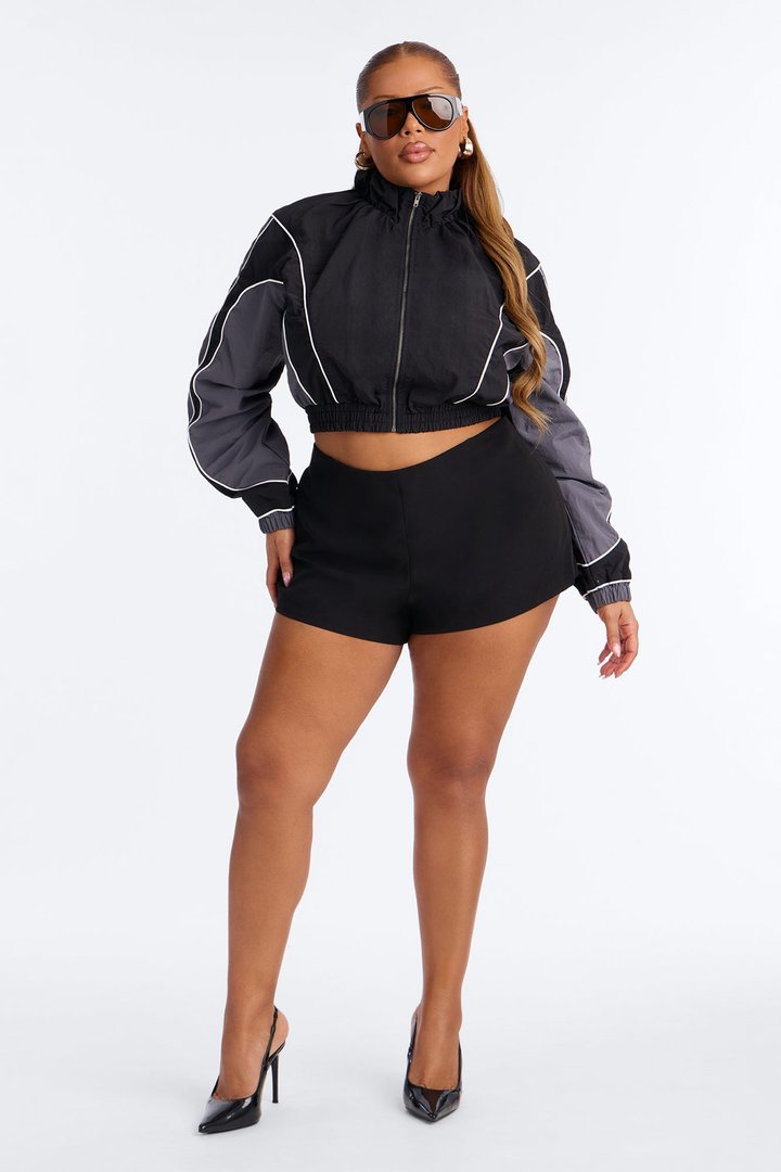 New Era Colorblock Windbreaker Jacket - Black/combo
