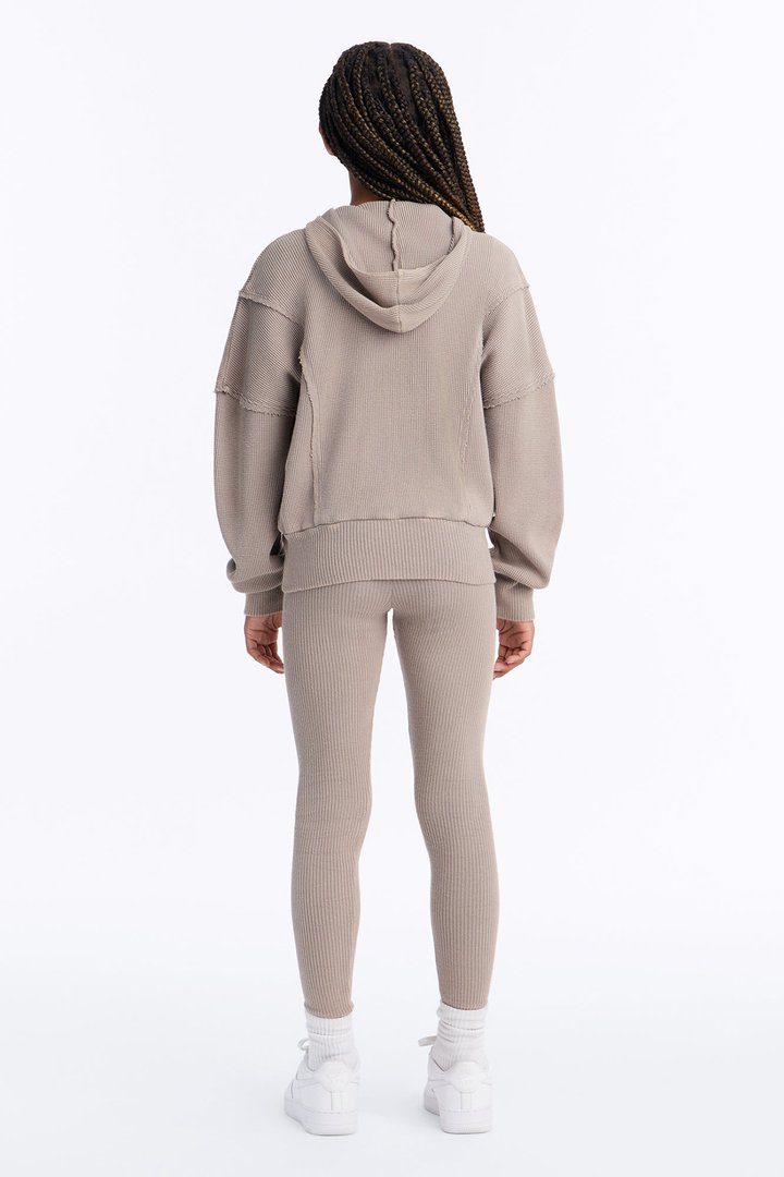 Mini Gigi Washed Legging Set - Grey