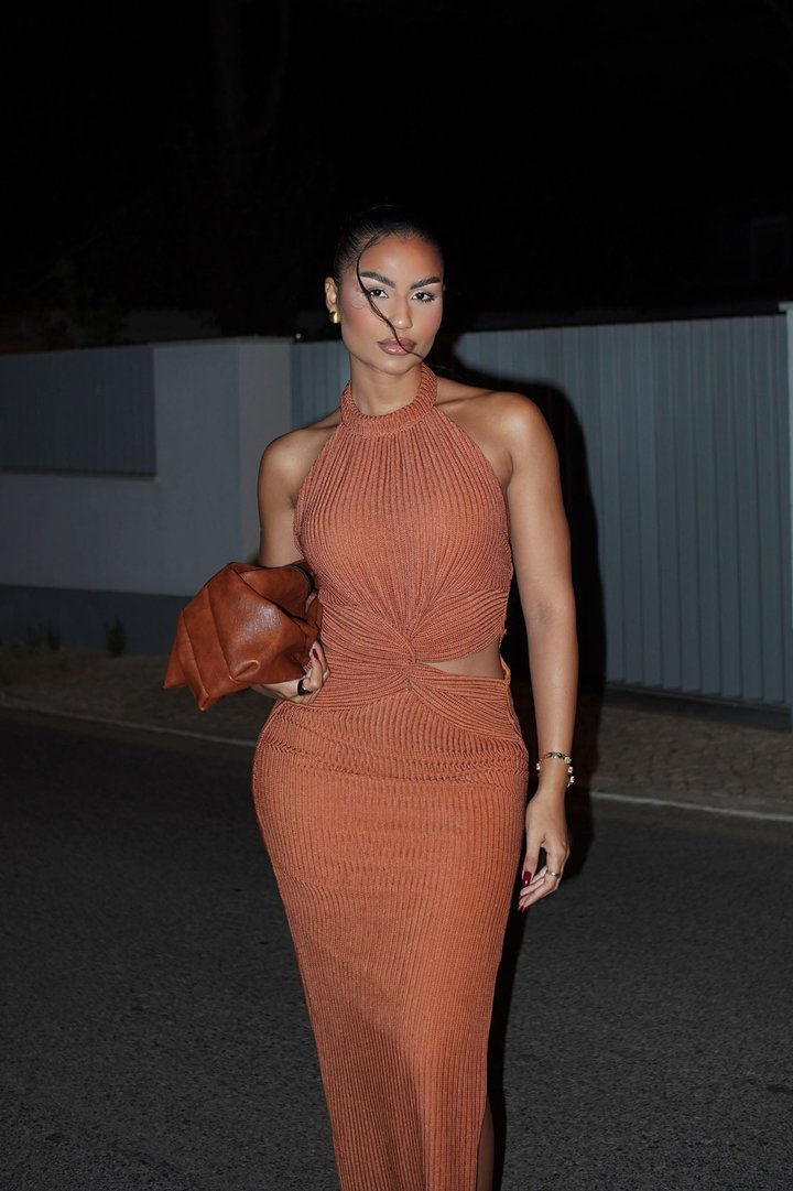 Mind Me Maxi Dress - Rust
