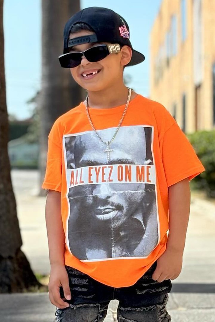 Mini All Eyes On Me Top - Orange