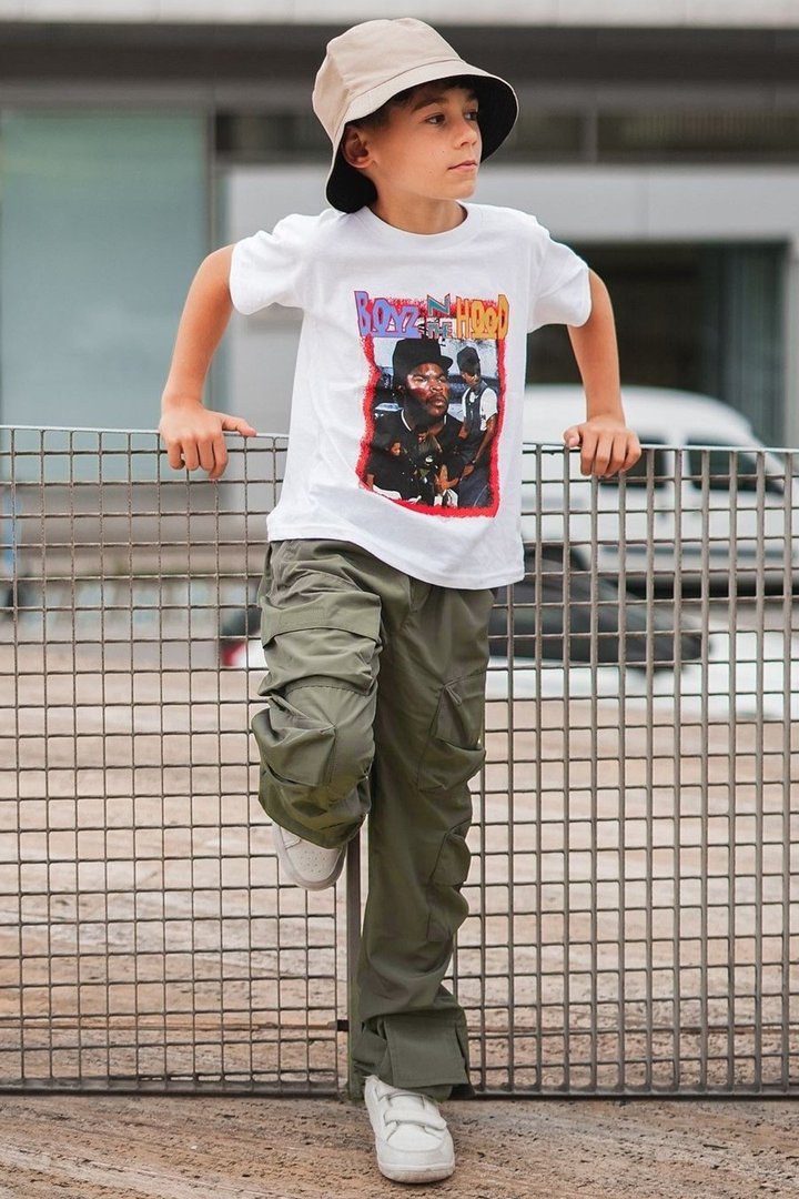 Mini Boyz N The Hood South Central Tee - White/combo