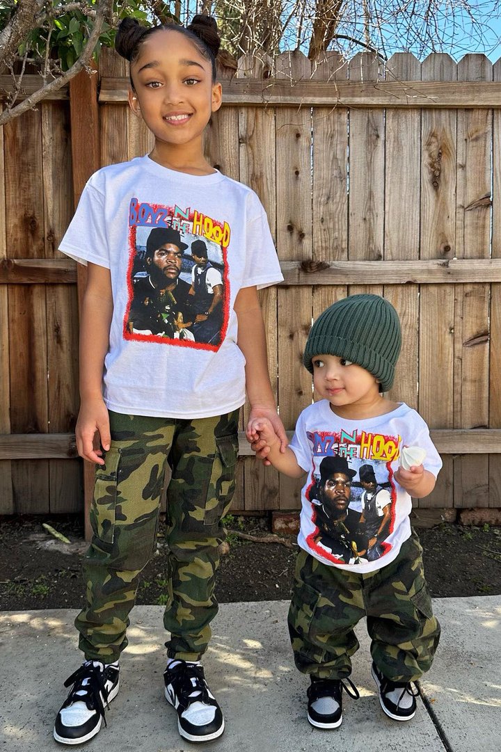 Mini Boyz N The Hood South Central Tee - White/combo