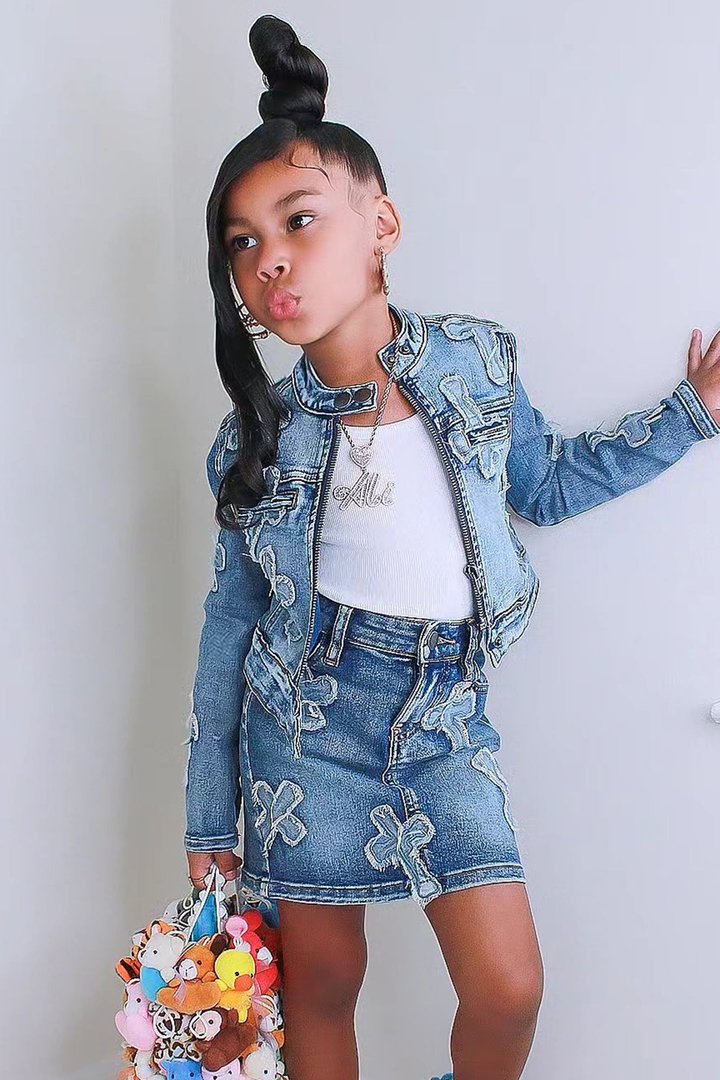 Mini Cross Your Mind Denim Mini Skirt - Medium Wash