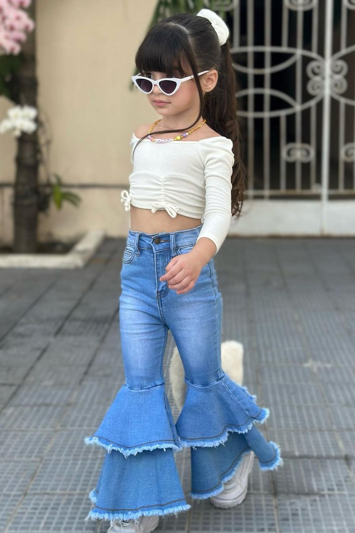 Mini Dancing Queen II Flare Jeans - Medium Wash