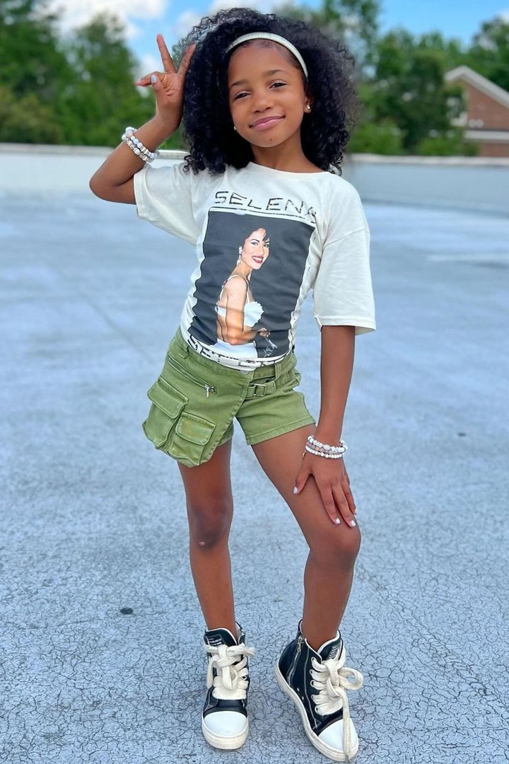 Mini Legendary Selena Tee - Cream