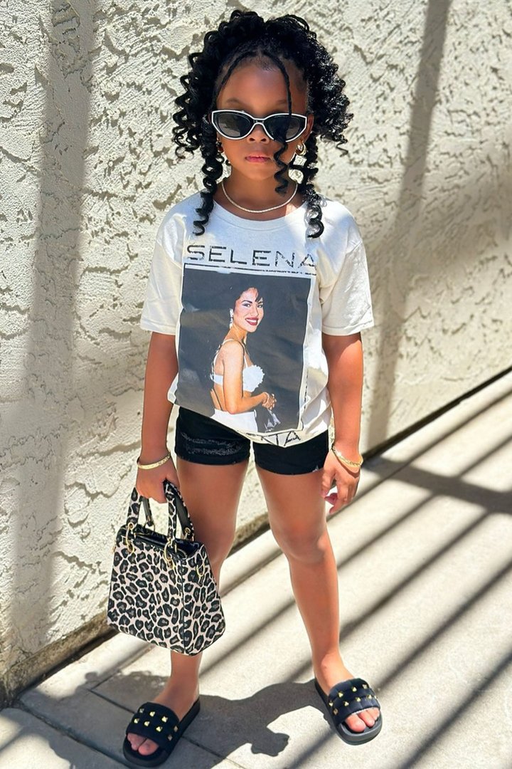 Mini Legendary Selena Tee - Cream