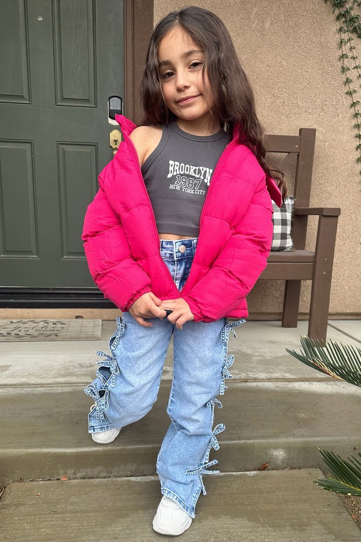 Mini Loyalty Puffer Jacket - Pink