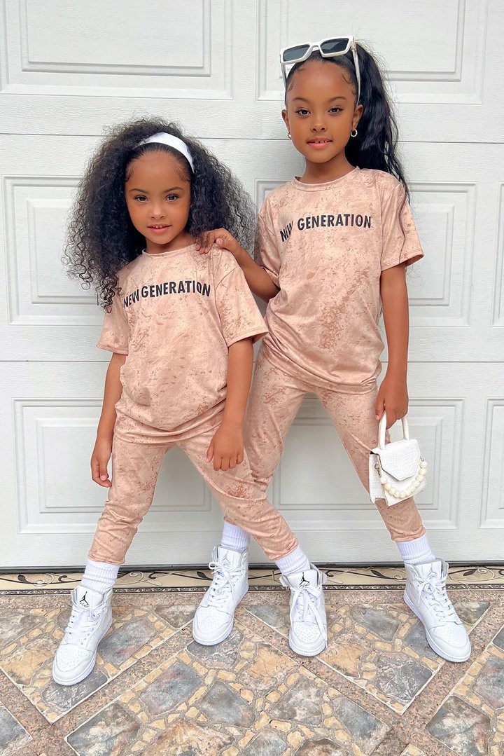 Mini New Generation Legging Set - Taupe