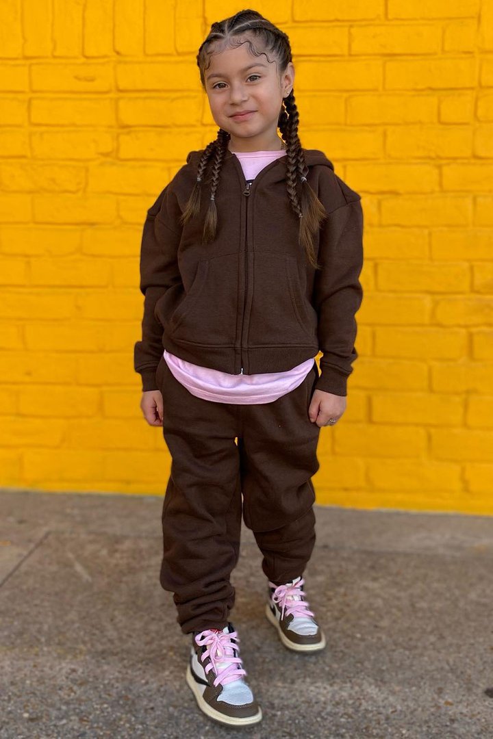 Mini Stole Your Toys Oversized Jogger - Chocolate