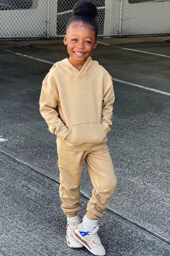 Mini Stole Your Toys Oversized Jogger - Nude