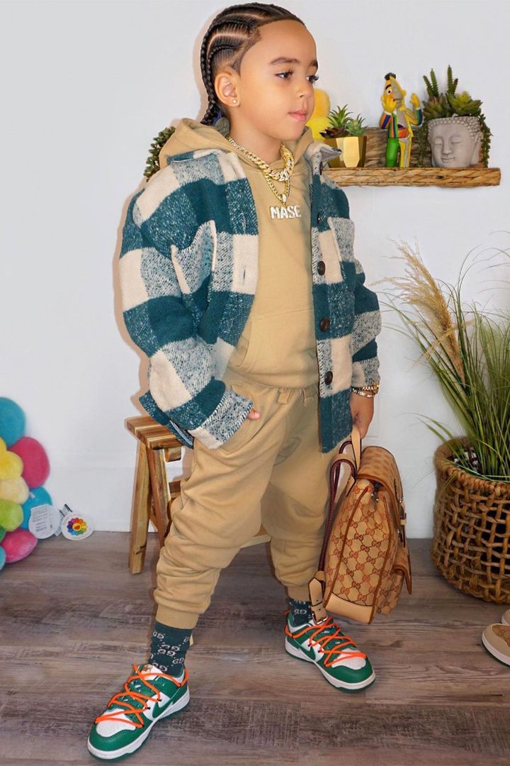 Mini Stole Your Toys Oversized Jogger - Nude