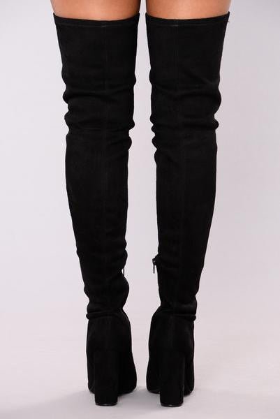 Carmella OTK Boot - Black