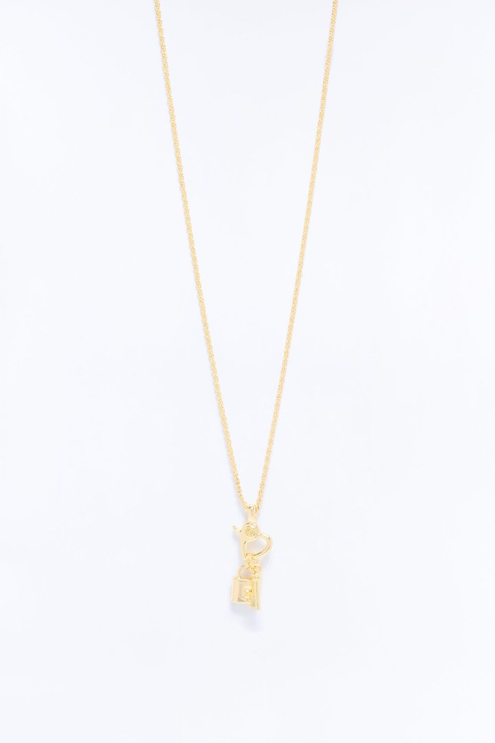 Safe And Sound Pendant Necklace - Gold