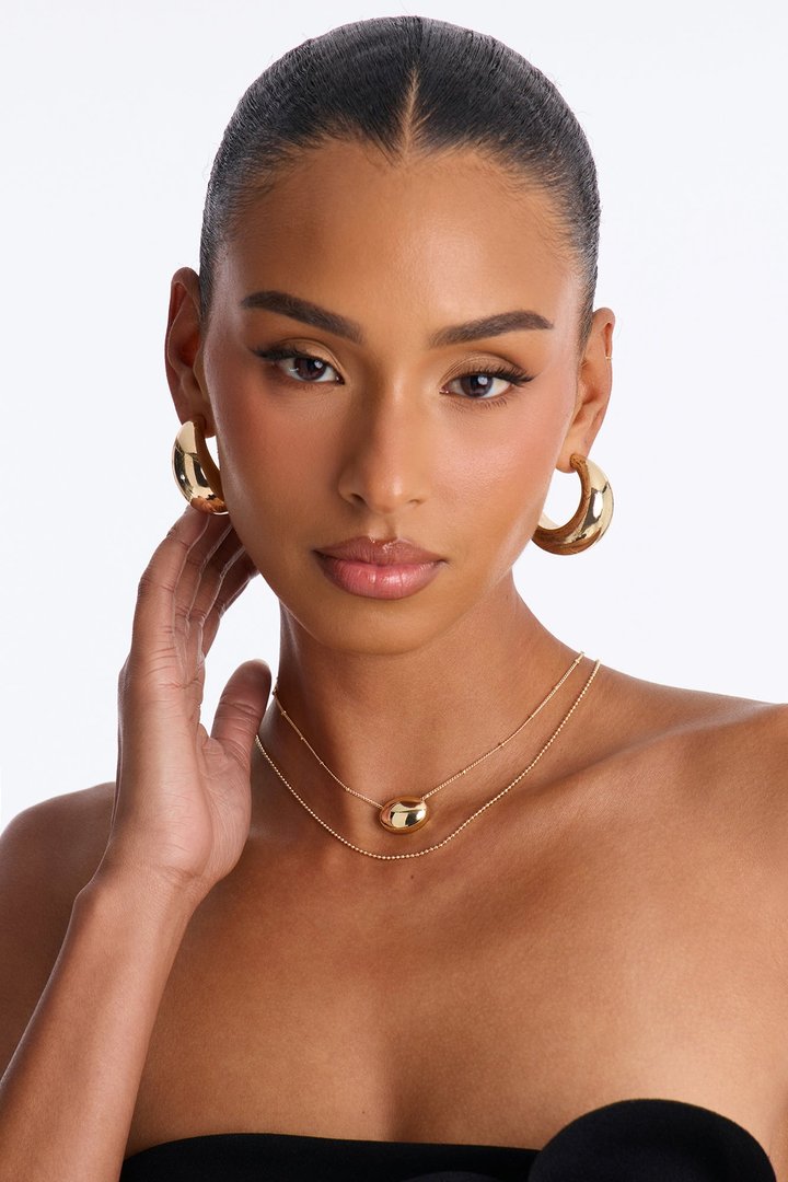 Heatwave Layered Necklace - Gold