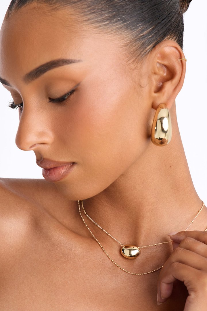 Heatwave Layered Necklace - Gold
