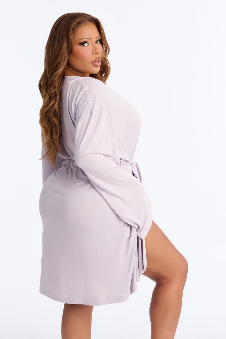 In the Morning PJ Robe - Lavender