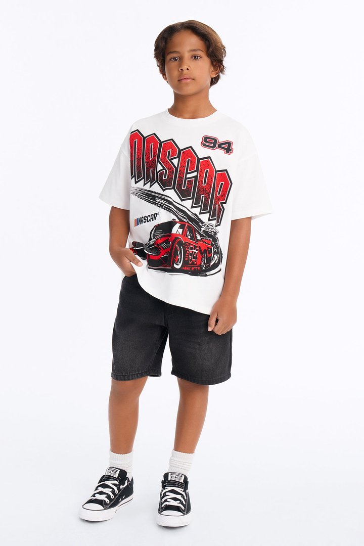 Mini Nascar 94 Short Sleeve Tee - White