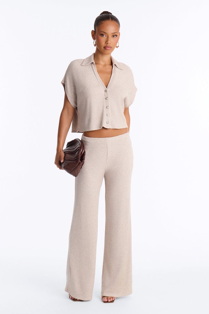 Andrea Thermal Pant Set - Oatmeal