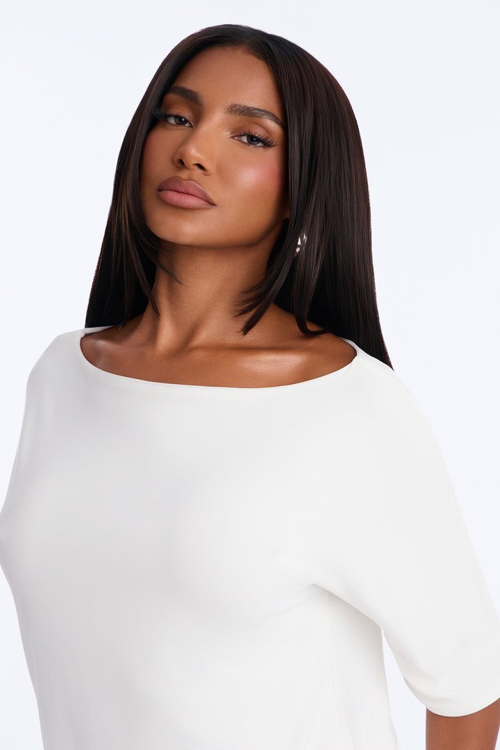 Marcella Backless Micro Mini Dress - White