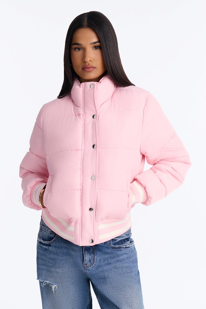 Mrs. Jackson Puffer Jacket - Mauve
