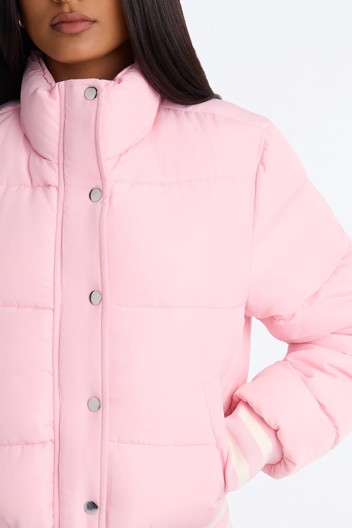 Mrs. Jackson Puffer Jacket - Mauve
