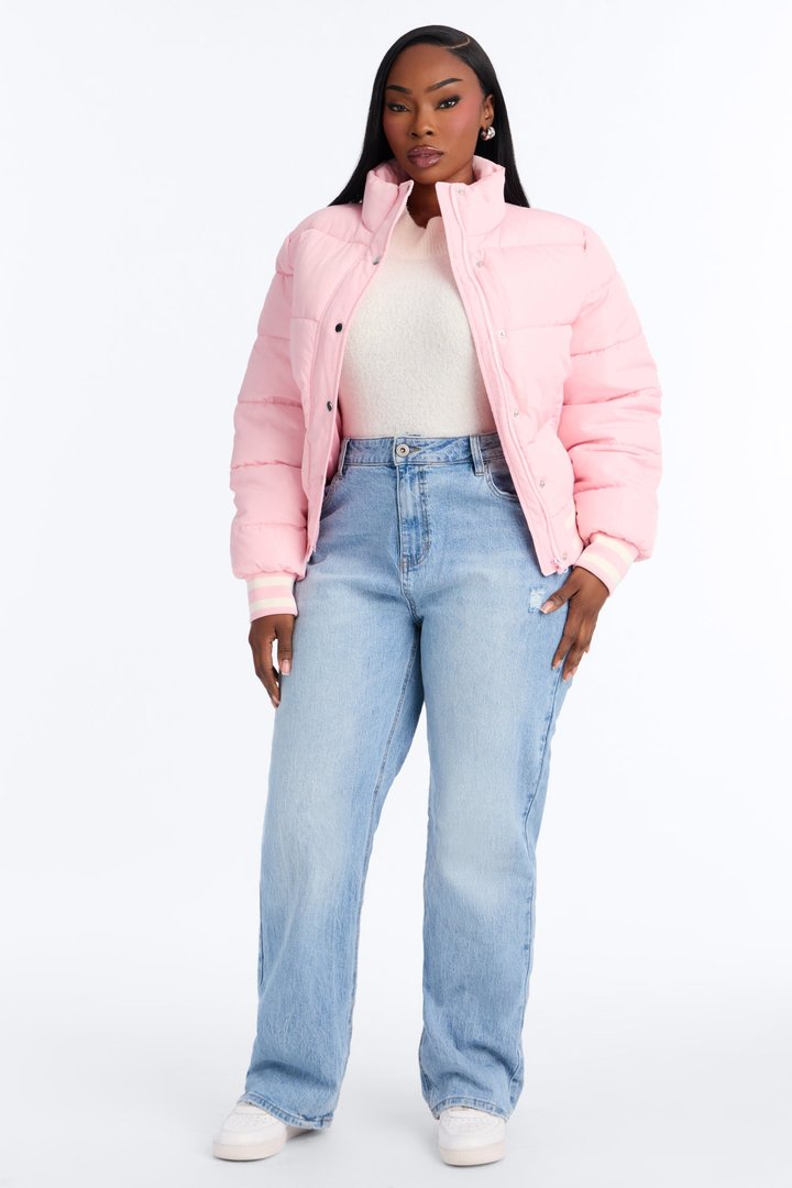 Mrs. Jackson Puffer Jacket - Mauve