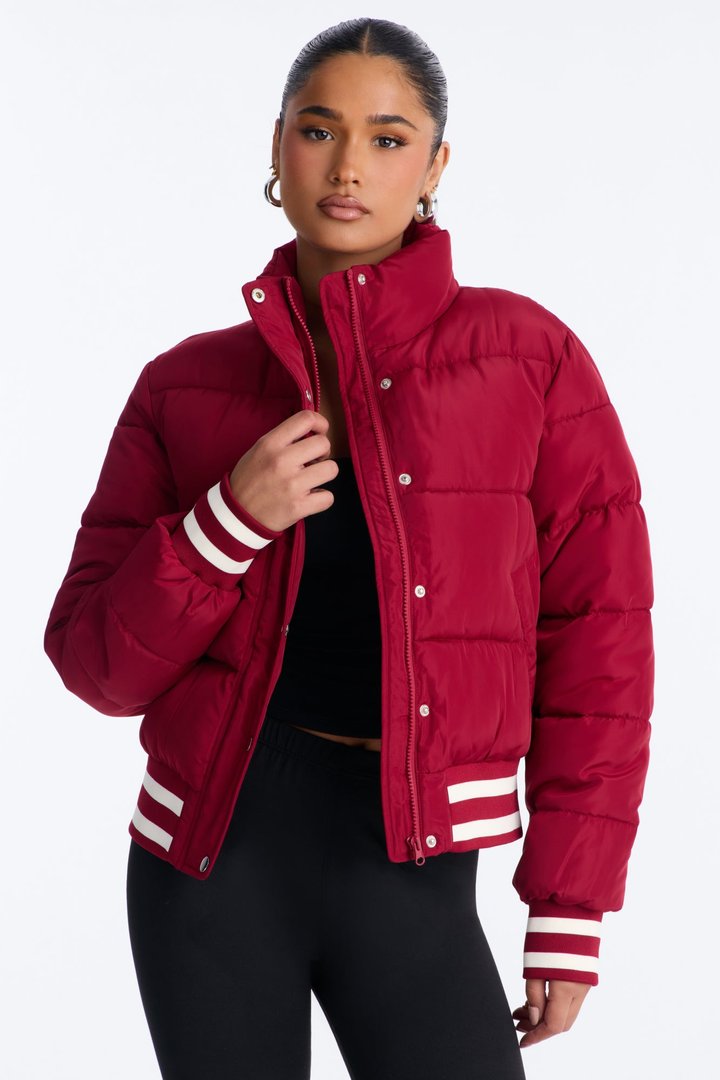 Mrs. Jackson Puffer Jacket - Red