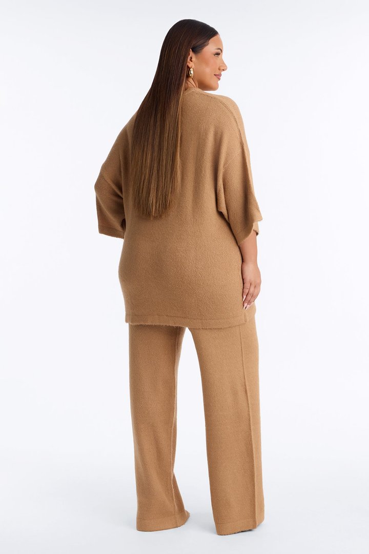 Quiet Comfort Sweater Pant Set - Camel