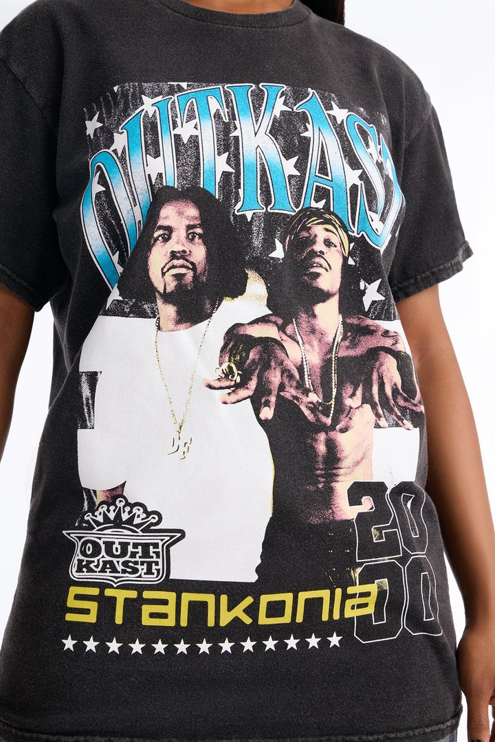 Outkast Album Pose Washed Tee - Black