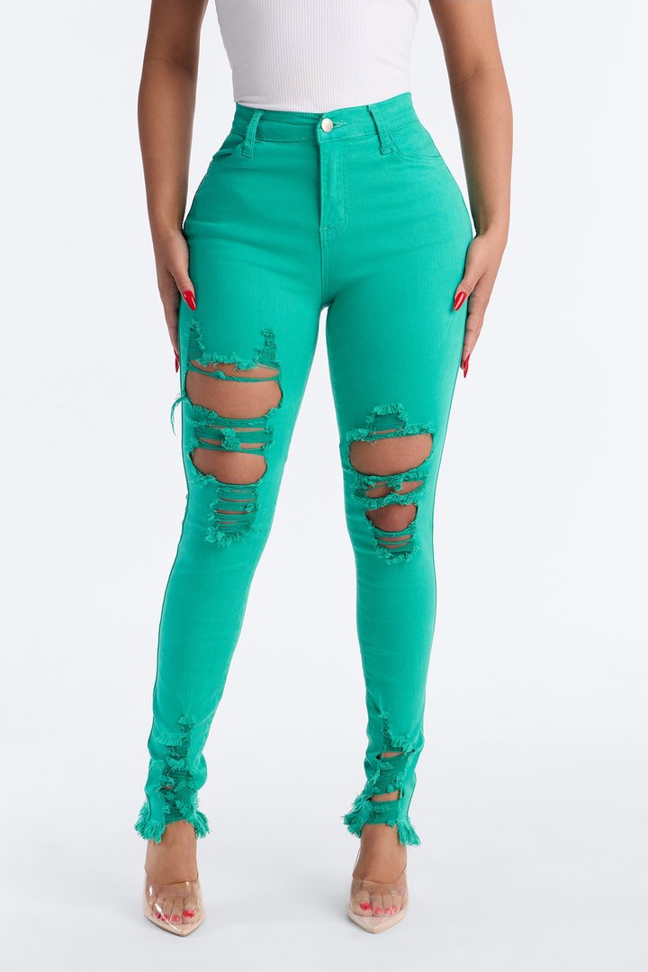 Tell Your Boy Bye Jeans - Green