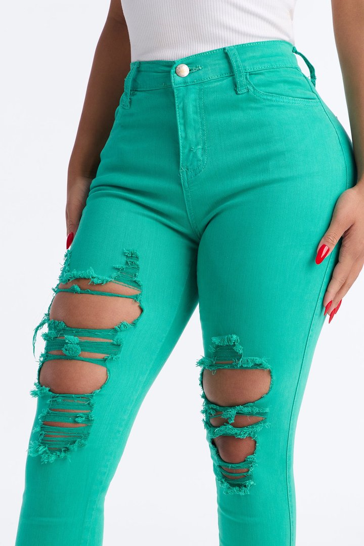 Tell Your Boy Bye Jeans - Green