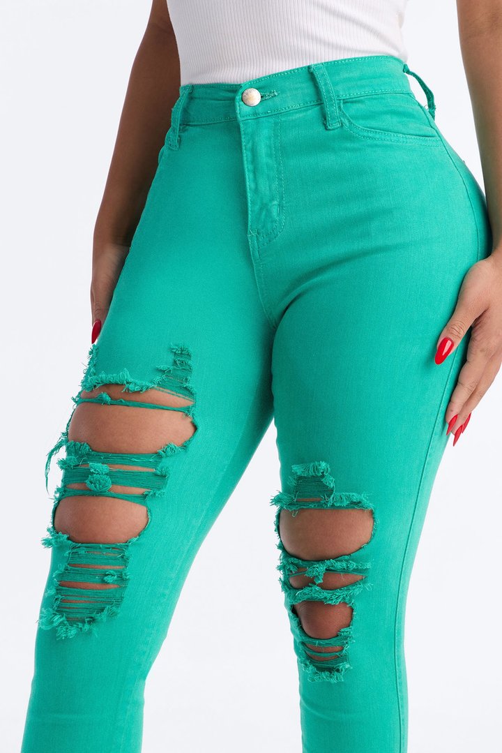 Tell Your Boy Bye Jeans - Green