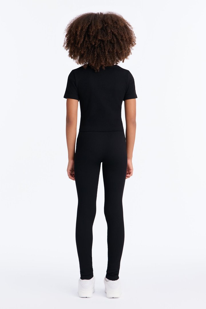 Mini Alisa Seamless Legging Set - Black