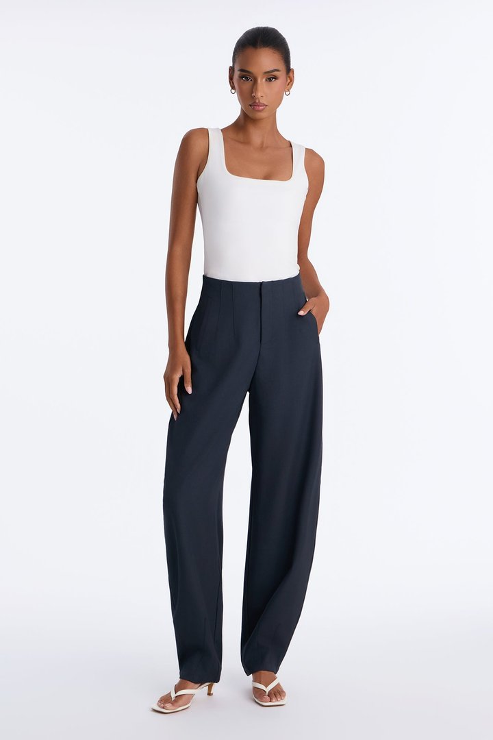 Margaret Barrel Trouser Pants 32″ - Midnight Navy