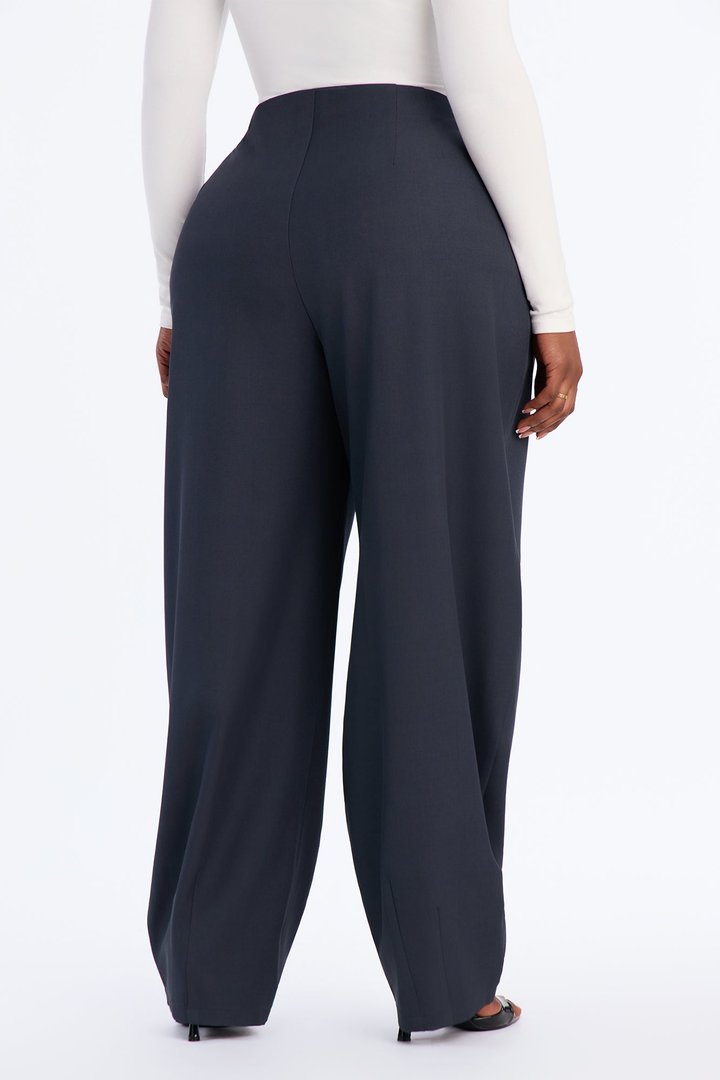 Margaret Barrel Trouser Pants 32″ - Midnight Navy