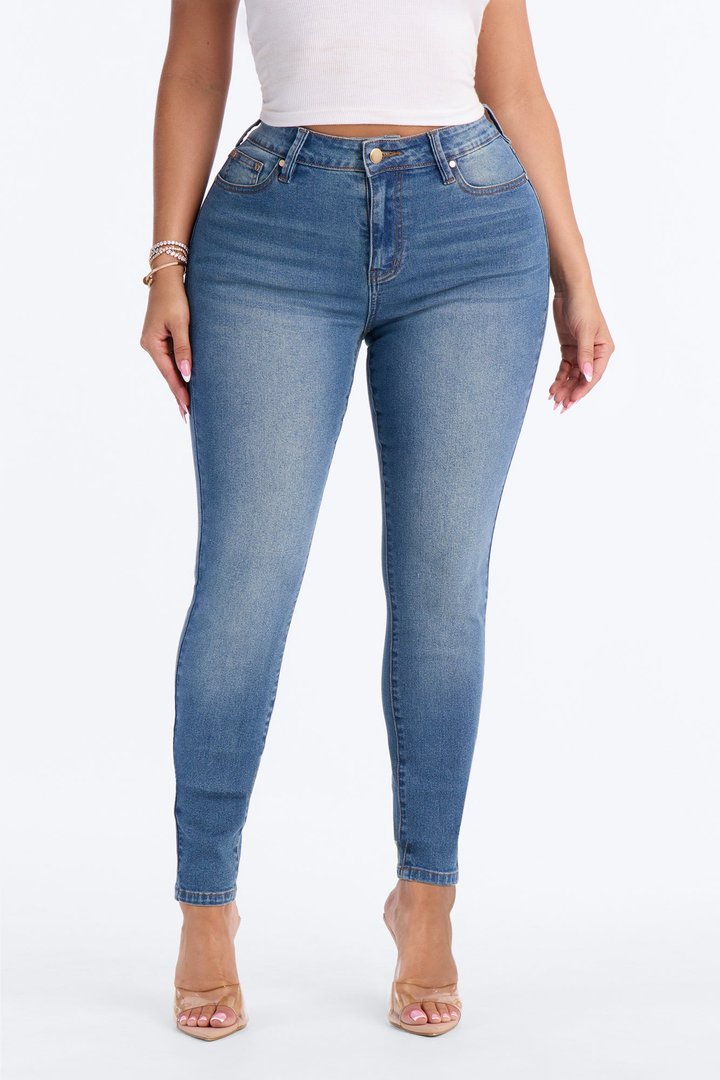 Tall She's Fire Stretch Skinny Jeans - Vintage Wash
