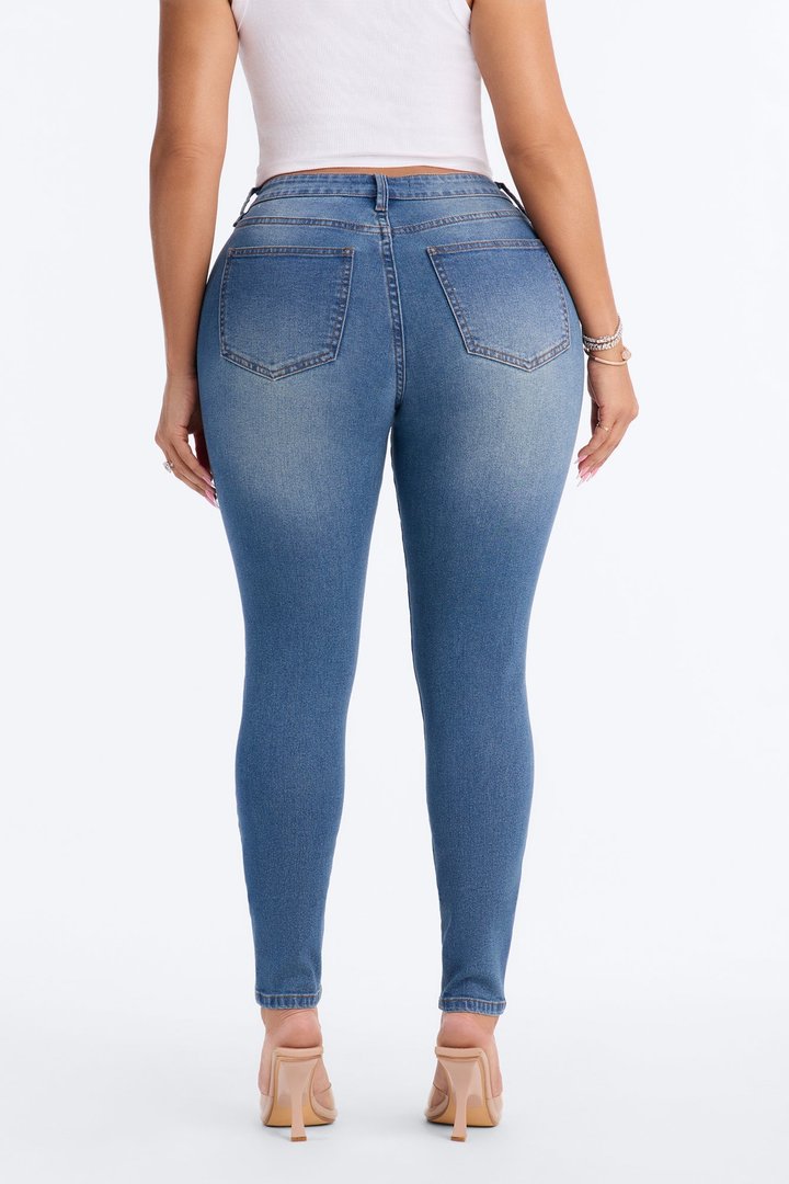 Tall She's Fire Stretch Skinny Jeans - Vintage Wash