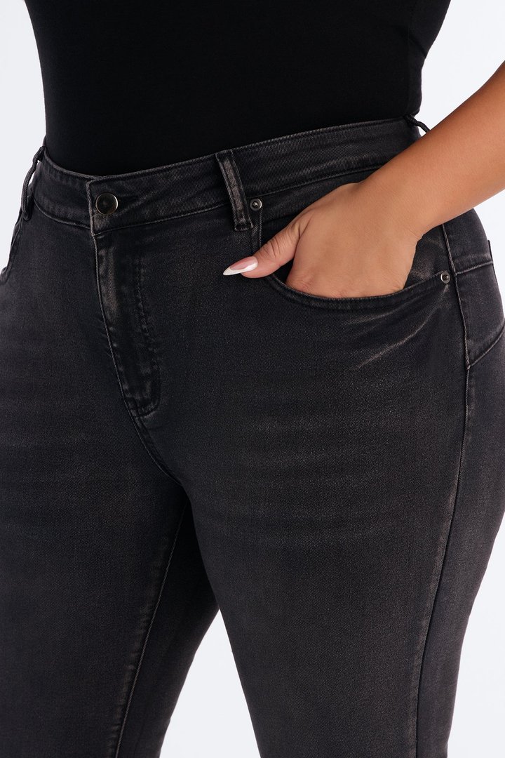 Tall She's An Icon Curvy Stretch Skinny Jeans - Black Wash