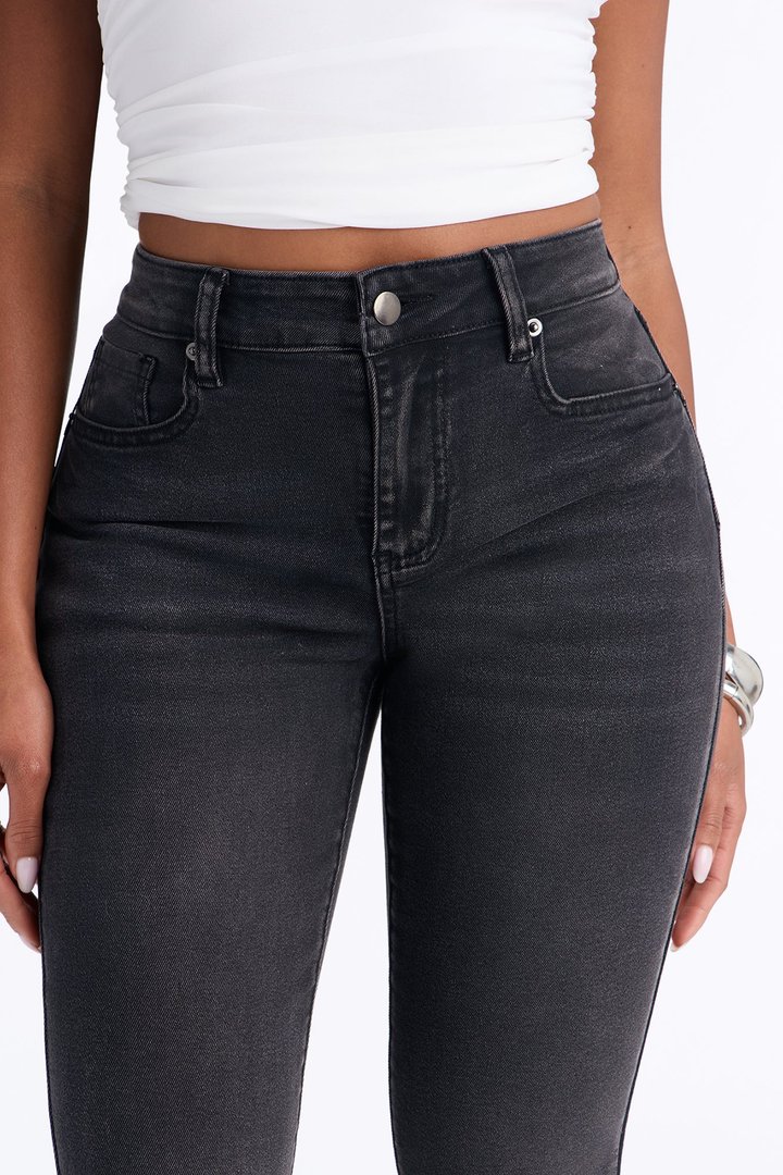Tall She's An Icon Curvy Stretch Skinny Jeans - Black Wash