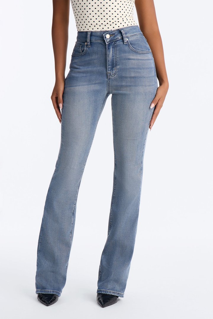 Santa Rosa Soft Stretch High Rise Bootcut Jeans - Light Wash