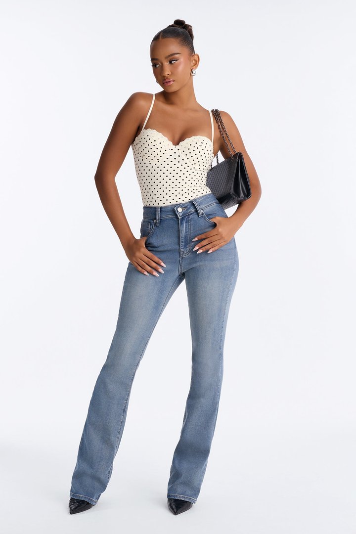 Santa Rosa Soft Stretch High Rise Bootcut Jeans - Light Wash