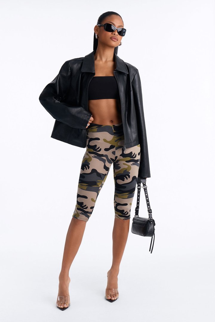 Break Free Low Rise Capri Legging - Grey/combo