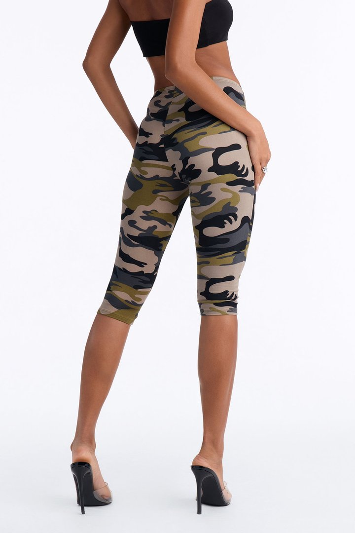 Break Free Low Rise Capri Legging - Grey/combo