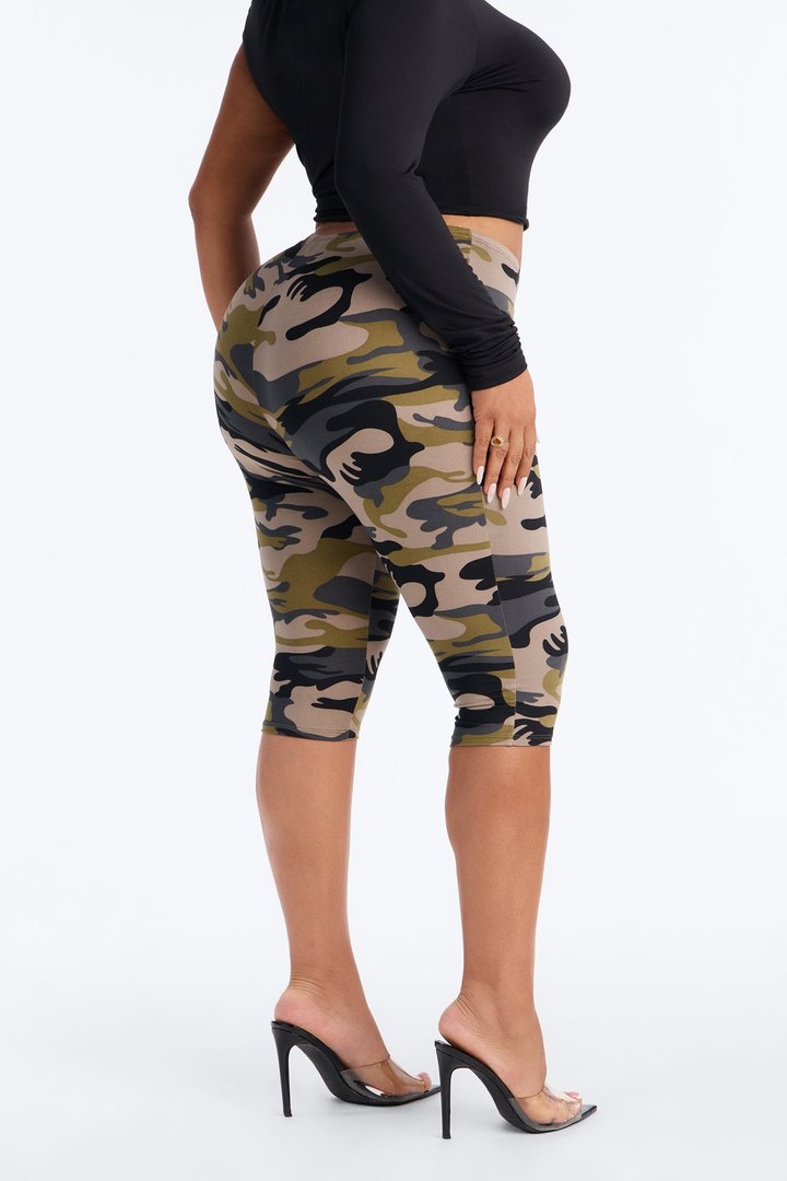 Break Free Low Rise Capri Legging - Grey/combo